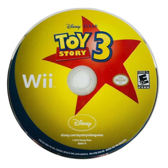 Disney Toy Story Video Game Nintendo WII Disc Manual Case Pixar Complete Works - Picture 3 of 7